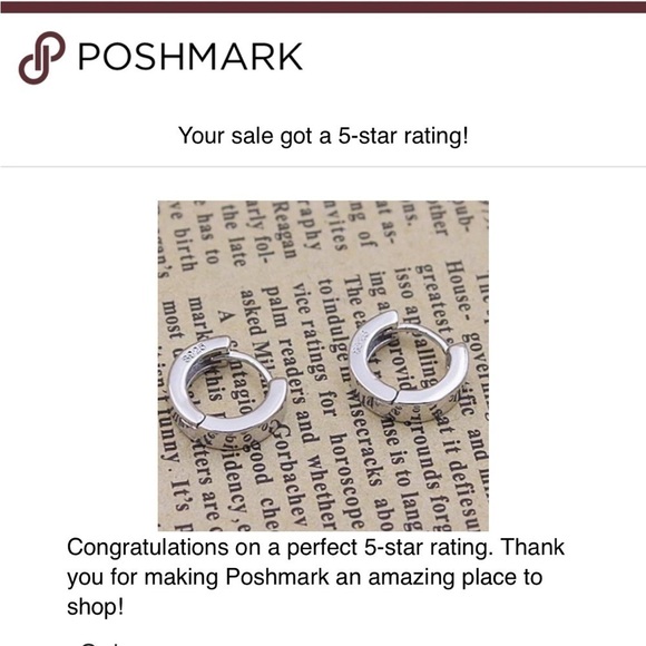 𝅺RE-STOCKED‼️ NEW Simple 925 Sterling Silver Huggies Hoop Earrings - Picture 6 of 7